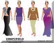 Fashion Design for Full-color Design Illustrations, Complex Design Drawings.