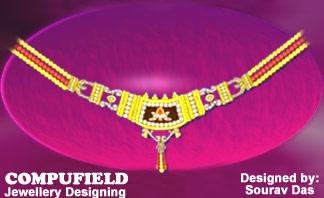 Student Jewellery Designing Project for Compufield Importing files from Coreldraw or any other applications .