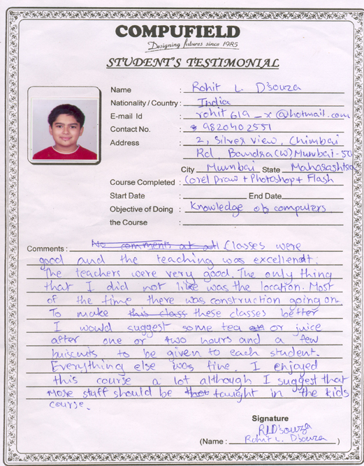 compufiels institute creative course