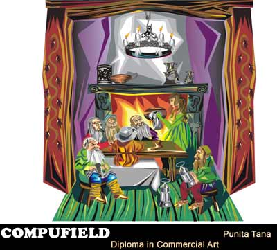 job oriented courses in computer art of visual graphics designing