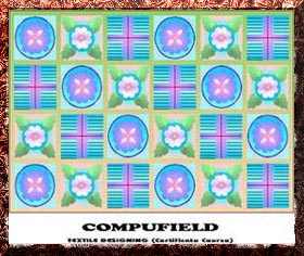 compufield Computer institute, Textile Designing Cad, Textile Designing courses using CorelDraw 