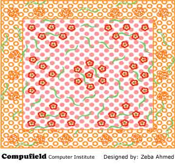Textile Designing, training, interactive computer based textile designing